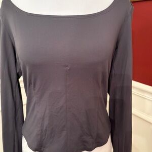 Zella Charcoal Long Sleeve Top